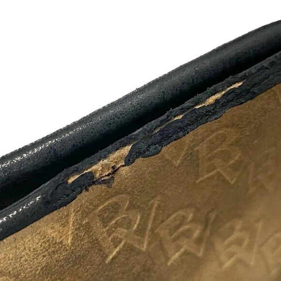 Auth BOTTEGA VENETA - Beige Black Suede Leather Shoulder Bag - Picture 8 of 10